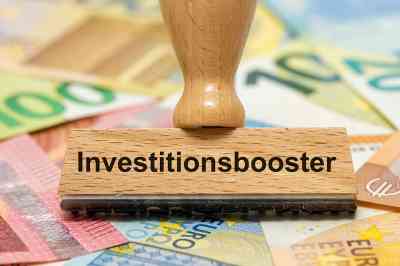 Stempel Investitionsbooster - © Wolfilser - stock.adobe.com