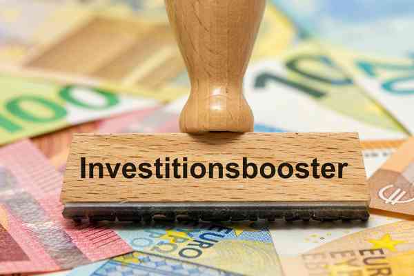 Stempel Investitionsbooster - © Wolfilser - stock.adobe.com