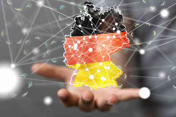 Kartenumriss von Deutschland - © vegefox.com - stock.adobe.com